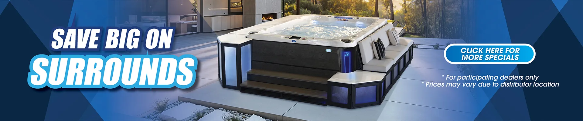 Calspas hot tub being used in a family setting - Renton